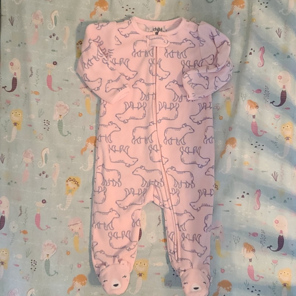 Fleece Carter's footie pajamas
